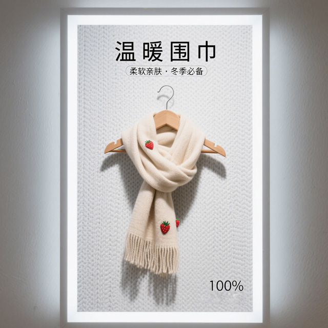 灯片灯箱：PET 高清灯片 + 铝合金边框材质，以耐候耐用优势打造商业展示长效价值